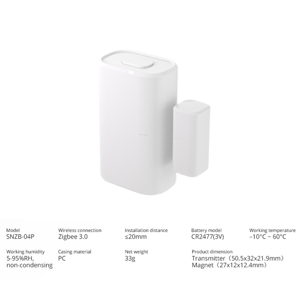 Sonoff Zigbee door window status sensor